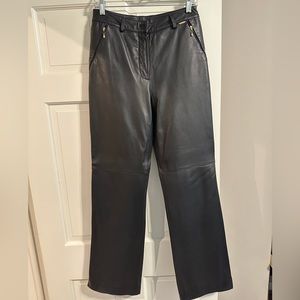 St John Leather pants - New without tags